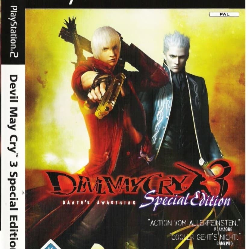 แผ่นเกมส์ Devil May Cry ภาค1/2/3 ภาคล่าสุดของPs2 (เก็บปลายทางได้)