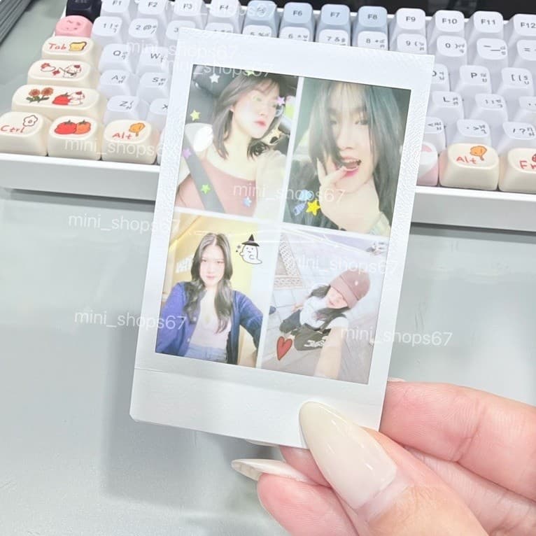 🎞️ปริ้นรูปโพลารอยด์ Fujifilm mini [ขอบขาว]ไม่มีขั้นต่ํา [ราคาต่อ1ใบ] ฟรีซองใสทุกใบ