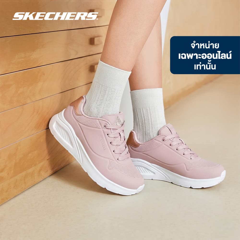Skechers สเก็ตเชอร์ส รองเท้าผู้หญิง Women Online Exclusive Uno Lite Street Shoes - 177291-BLSH - Memory Foam