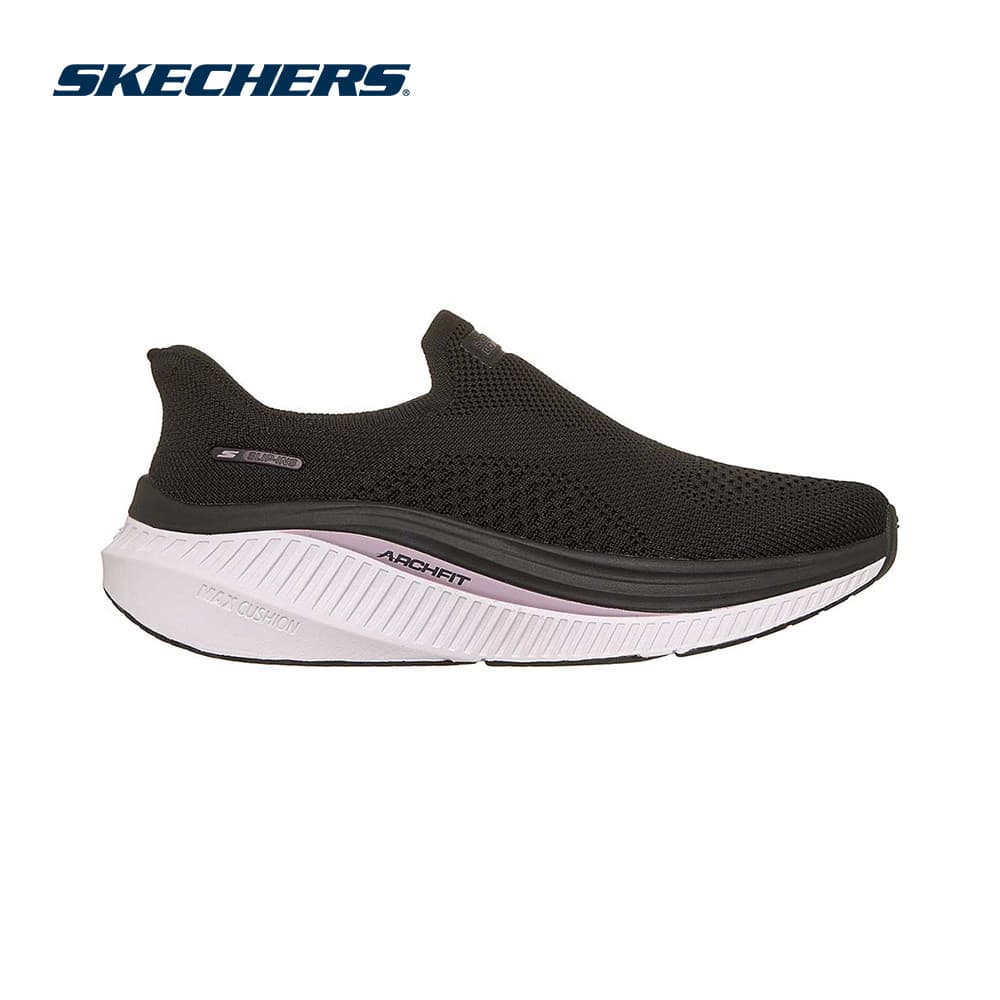 Skechers สเก็ตเชอร์ส รองเท้าผู้หญิง Women Slip-Ins GOwalk Max Cushioning Arch Fit Walking Shoes - 125596-BKMV…