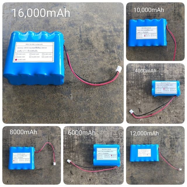 ถ่านชาร์จ 18650 แรงดัน 3.7V(มีวงจรป้องกัน)