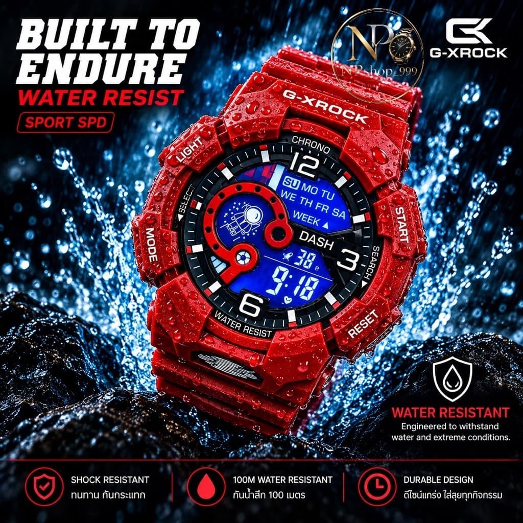 NN(GX-03)สินค้าส่งด่วน นาฬิกาข้อมือSport กันน้ํา นักบินอวกาศ Galaxy Sport