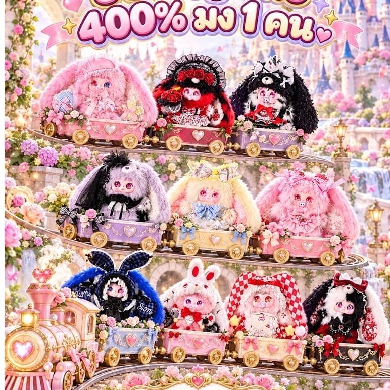 บวน Jiimo 400% คอลใหม่ มง 1 คน เลือกได้ (บวนที่ 40)