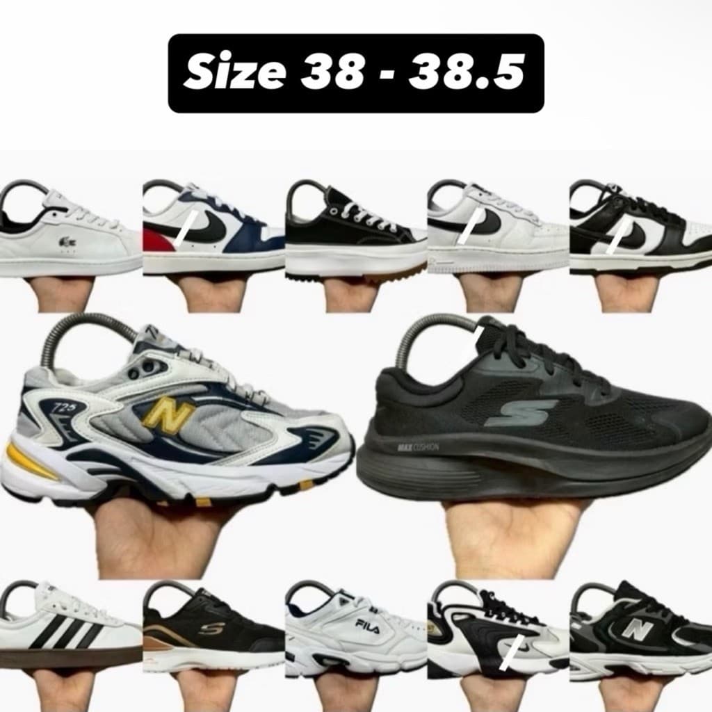 รองเท้าผ้าใบ รองเท้าวิ่ง รองเท้ามือสองของเท้ (ทักแชทก่อนสั่งซื้อเนื่องจากสินค้ามีแค่คู่เดียว)!!️