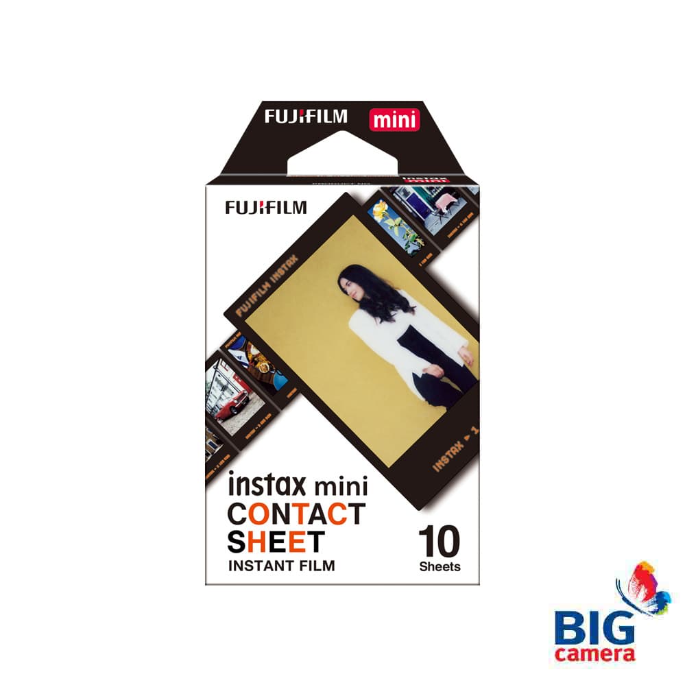 Fujifilm instax mini Contact Sheet - Instant Film ฟิล์มขอบดํา 10 แผ่น - ของแท้ FUJI TH