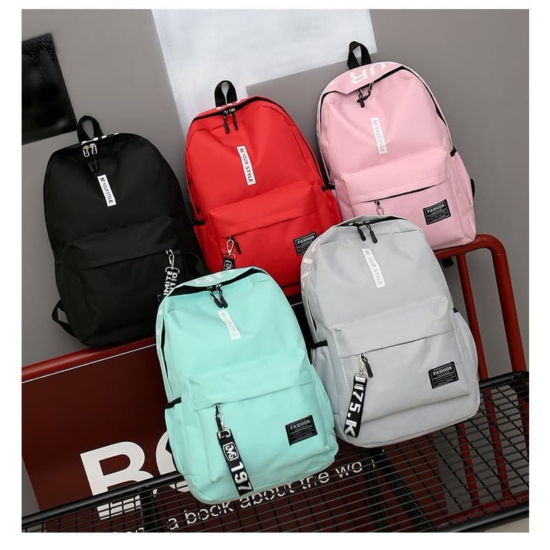 B-136 พร้อมส่ง กระเป๋าเป้ สะพายหลัง กระเป๋าแฟชั่น ความจุขนาดใหญ่เวอร์ชั่นเกาหลีของกระเป๋าเป้สะพายหลัง…