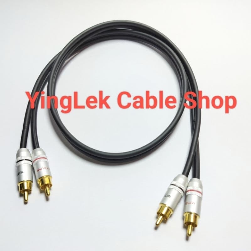 สายสัญญาณ RCA ความยาว50.cm ทําจากสายDynacom รูปที่ 1