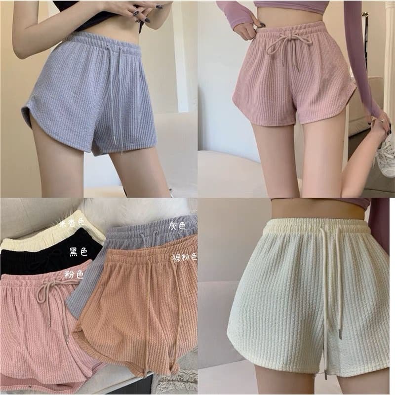 🍒พร้อมส่งในไทย🍒มาใหม่👍ราคาถูกทีสุด {M-4XL}กางเกงขาสั้น( มี5สี)กางเกงขาสั้นสีสวยสไตล์เกาหลี ทรงหลวม…