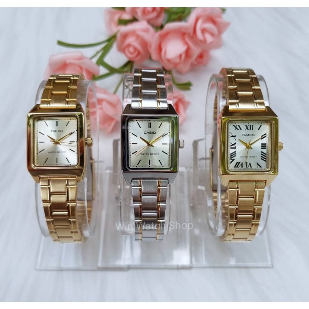 นาฬิกา CASIO รุ่น LTP-V007G-และ LTP-V007SG นาฬิกาสําหรับผู้หญิง ของแท้ 100% รับประกันสินค้า 1 ปี