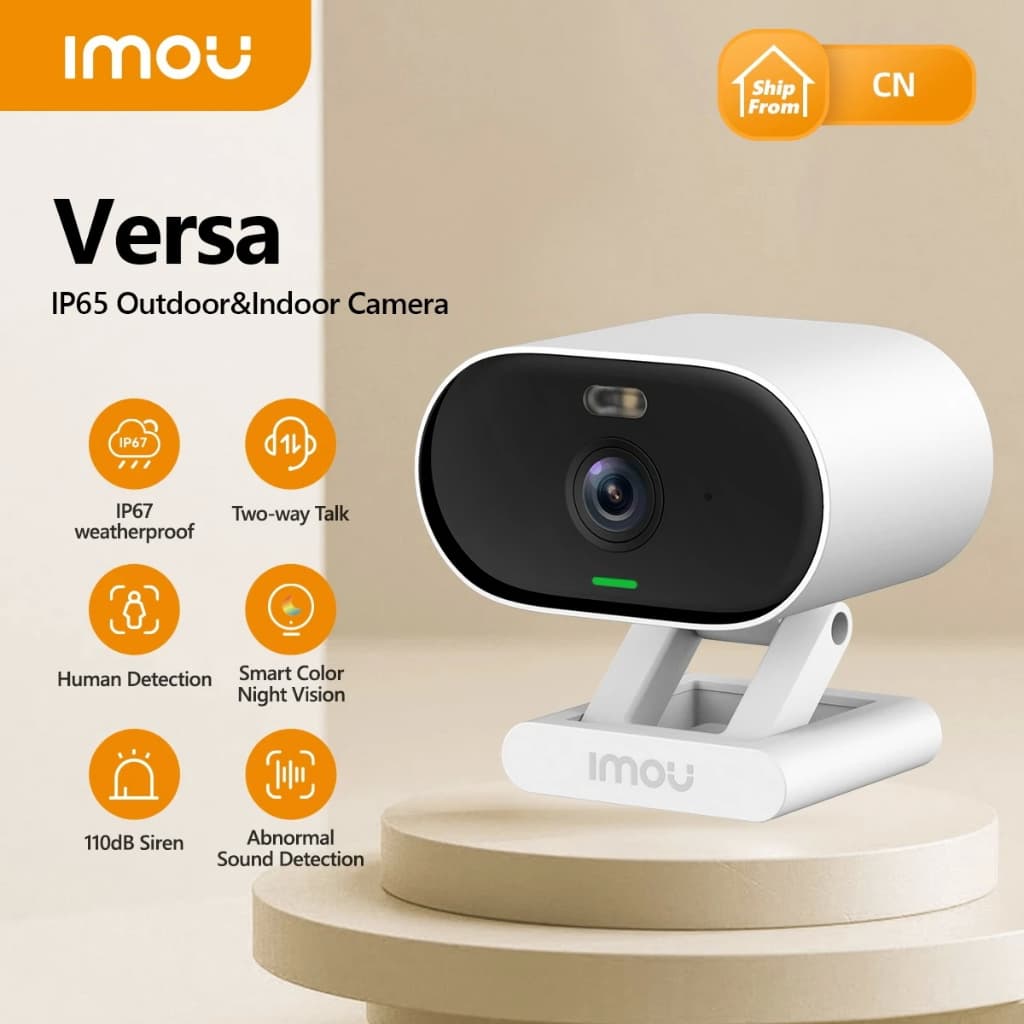 ️กล้องวงจรปิดไร้สาย ️Dahua IMOU VERSA (2MP) Smart Outdoor Wifi Camera (บันทึกภาพสี 24 ชม.)