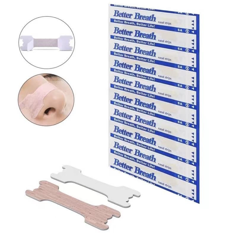 ของแท้ แผ่นแปะจมูก BetterBreath 10ชิ้น นอนกรน คัดจมูก แผ่นแปะคัดจมูก ที่แปะคัดจมูก แก้ปัญหานอนกรน ลดกรนนอนกรน…