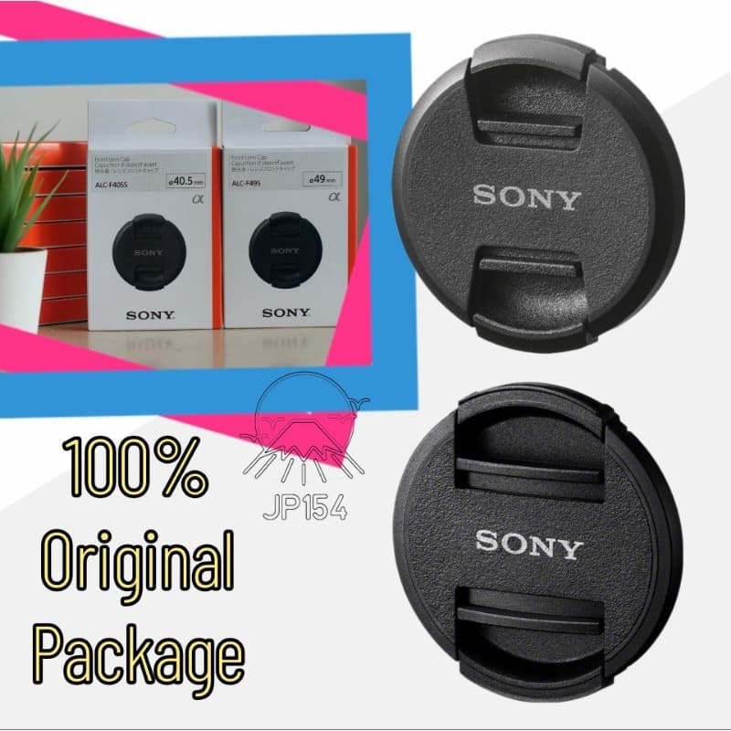 ฝาปิดเลนส์ Sony แท้ Lens Cap 40.5 - 82 mm A5100 A5300 ZV-E10 A7 16-50 35mm f1.8 ฝาเลนส์ ฝาปิดหน้าเลนส์…