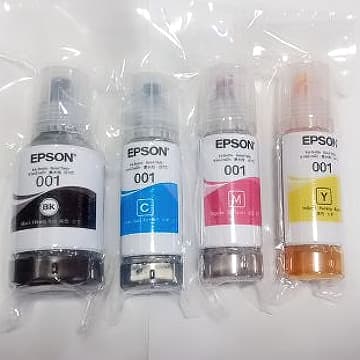 หมึก Epson No.001 - BK (สีดํา) แบบไม่มีกล่อง