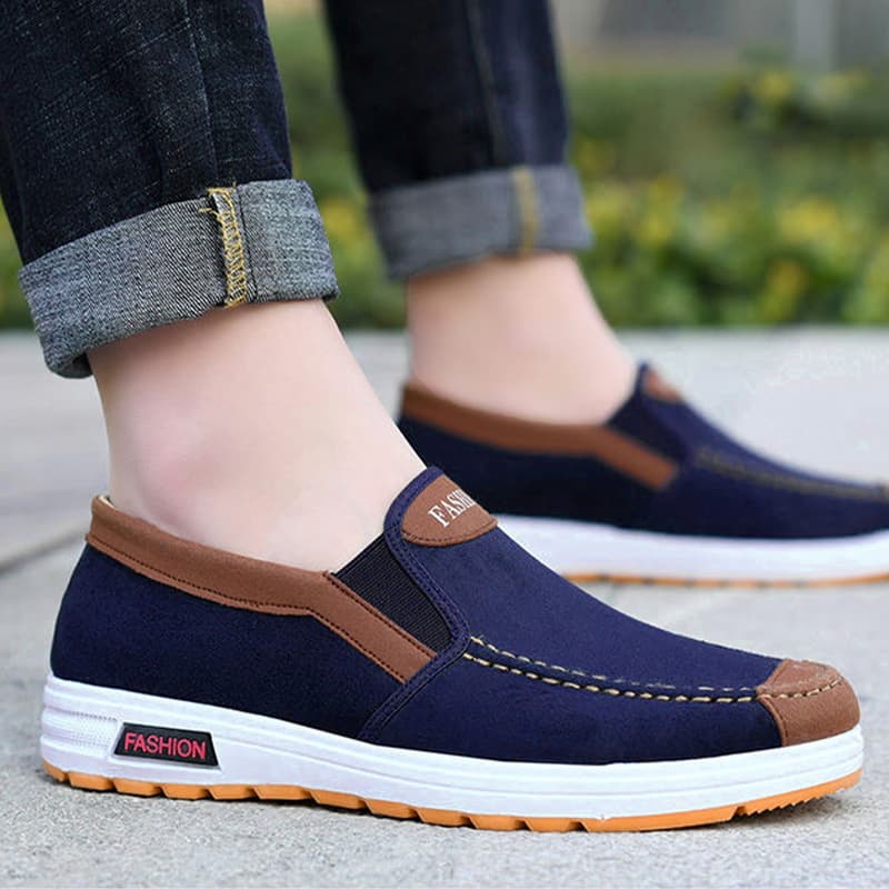 Jukoy เท่มาก🕶️รองเท้าผู้ชาย รองเท้าโลฟเฟอร์ผู้ชาย 👞แบบสวบใส่ง่ายสะดวกสําหรับหนุ่มๆไวทํางานใช้ในเวลาเร่งรีบ