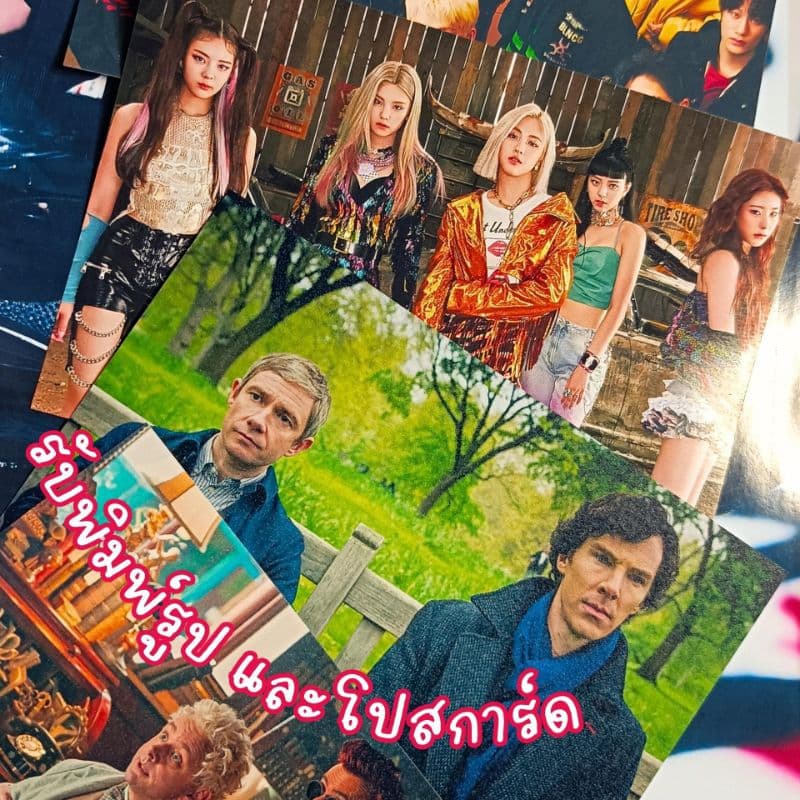 (สอบถามก่อนสั่งซื้อ) รับพิมพ์โปสการ์ด ด้านเดียว/สองด้าน ขนาด 4x6 นิ้ว รูปที่ 1