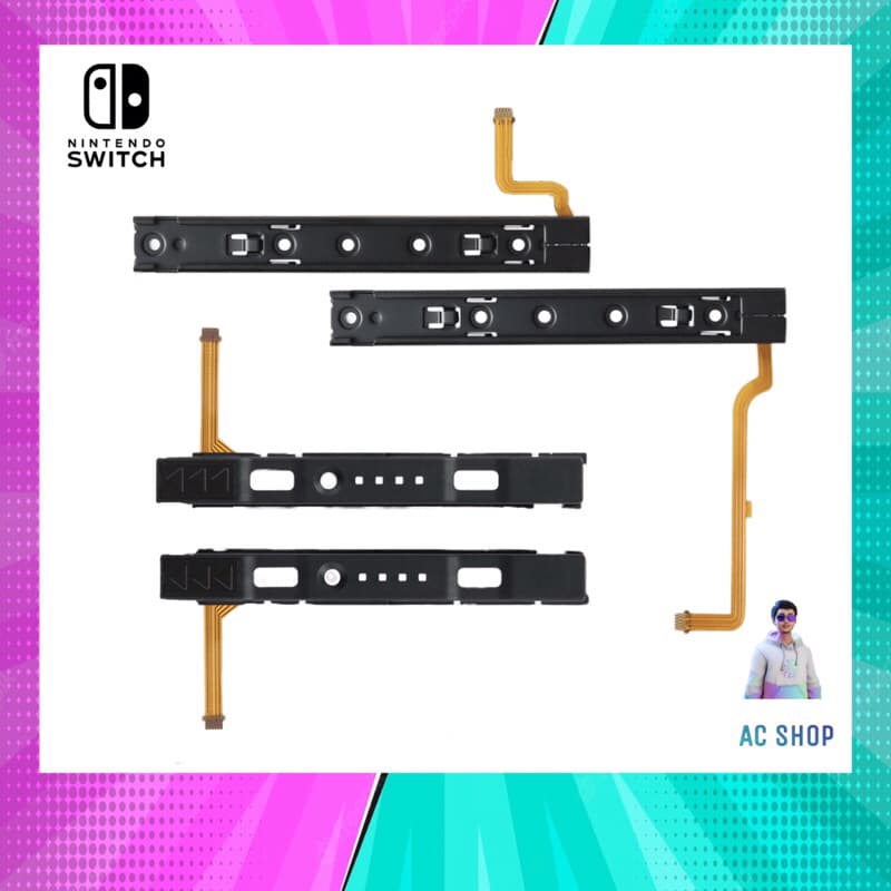 อะไหล่ nintendo switch รางสไลด์ ซ้าย ขวา เหมาะสําหรับ Joy con และ Nintendo Switch สินค้าในไทย จัดส่งภายใน 24…