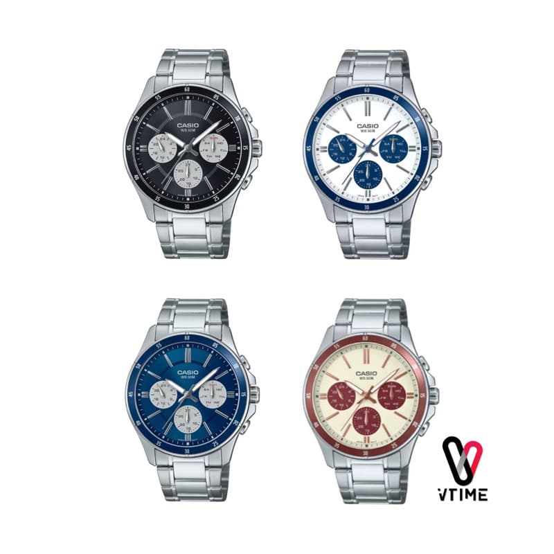 CASIO นาฬิกาผู้ชาย รุ่น MTP-1374D-1A3 | MTP-1374D-2A3 | MTP-1374D-5A2 | MTP-1374D-7A2 รูปที่ 1