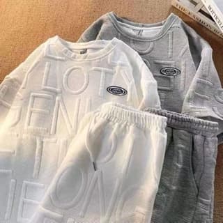 ️ พร้อมส่ง ️เสื้อทีเชิร์ต (เสื้อ+กางเกงขาสั้น)
