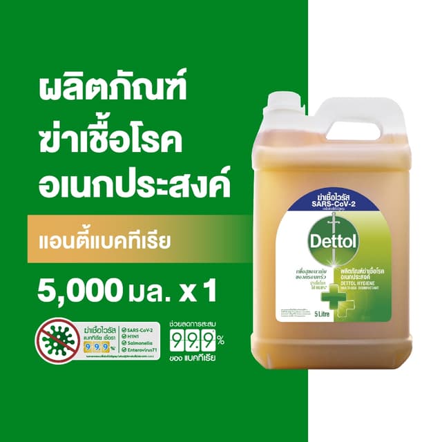 (แพ็กเกจอยู่ระหว่างการเปลี่ยนแปลง) Dettol น้ํายาฆ่าเชื้อเดทตอล น้ํายาฆ่าเชื้อโรค ไฮยีนมัลติ-ยูส น้ํายาถูพื้น…