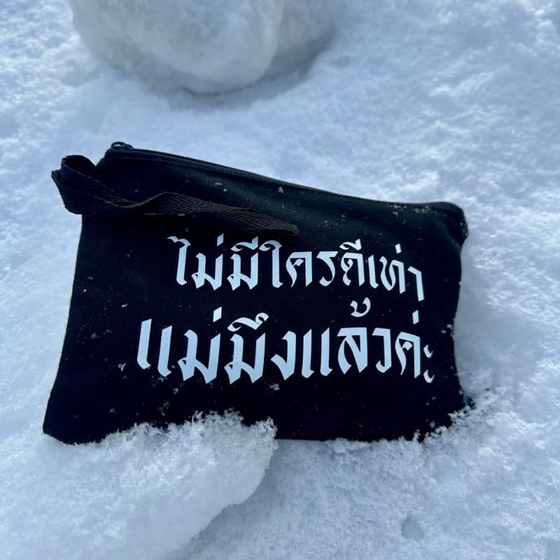 กระเป๋าใบเล็ก ( ️ร้าน KHEE SEUAK ️)ใส่ปากกาได้ ธนาบัตร