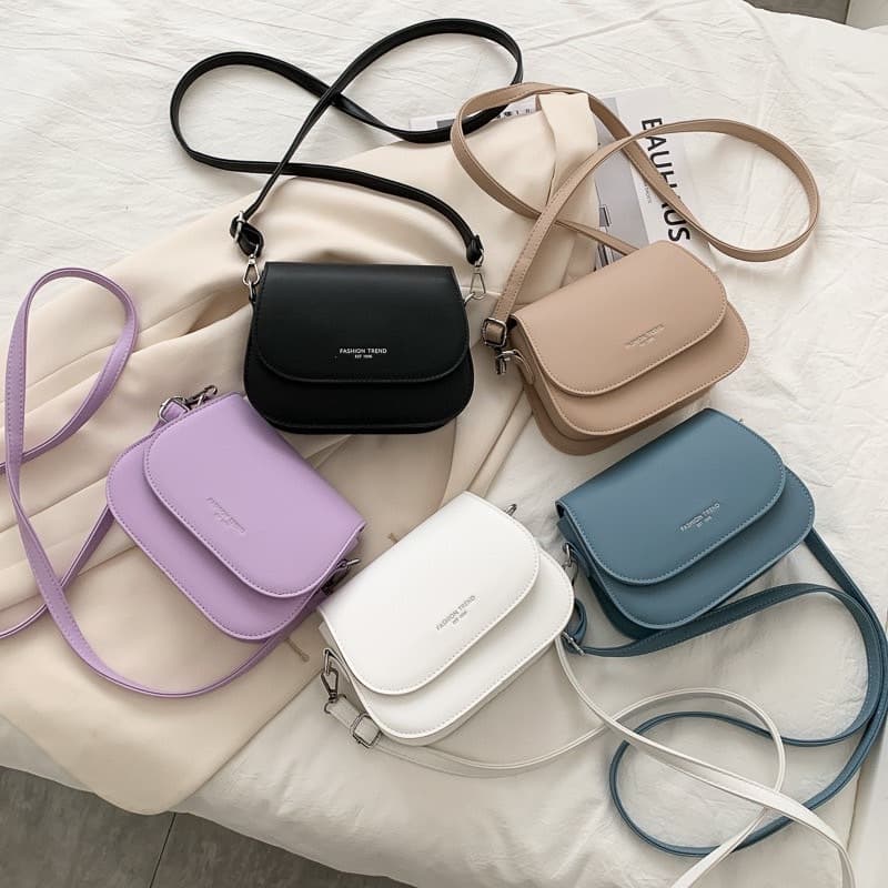 (พร้อมส่ง)Su169กระเป๋าสะพายไหล่ ดีไซน์เรียบง่าย มีสไตล์ สําหรับผู้หญิง หลายโอกาส