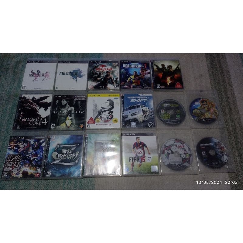 แผ่นเกมส์ของแท้ เครื่องPlay station3 ตามภาพครับ🙂
