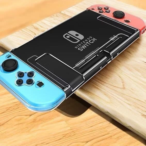 เคสใสNintendo switch ตรงจอย แบบยางนิ่ม tpuและเคสกลางเป็นกรอบใส เสียบลง DOCKING ได้ทันที โดยไม่ต้องแกะออก