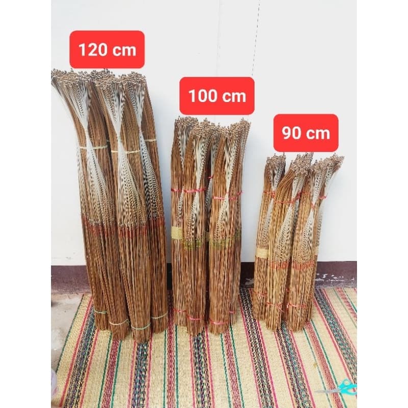 เบ็ดปักคันนาไม้ไผ่ คันโค้งพร้อมใช้งาน ชุด ยาว 90,100 cm