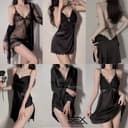 Sex Girl ชุดลูกไม้เซ็กซี่ ซีทรู ชุดนอนเซ็กซี่ ดีไซน์ลูกไม้ทั้งตัว การจัดส่งที่รวดเร็ว มาถึงใน 1-3 วัน