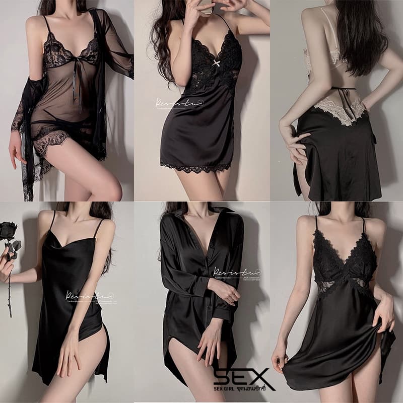 Sex Girl ชุดลูกไม้เซ็กซี่ ซีทรู ชุดนอนเซ็กซี่ ดีไซน์ลูกไม้ทั้งตัว การจัดส่งที่รวดเร็ว มาถึงใน 1-3 วัน