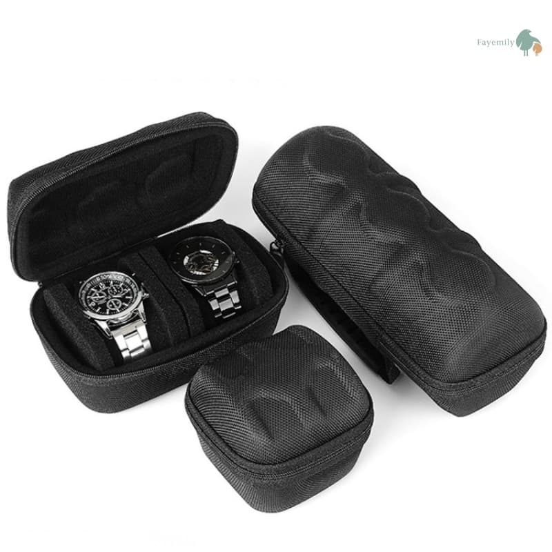*สินค้าพร้อมส่ง* กล่องเก็บนาฬิกาข้อมือแบบพกพา Travel Watch Case กล่องใส่นาฬิกาโครงแข็ง กล่องเก็บนาฬิกา…