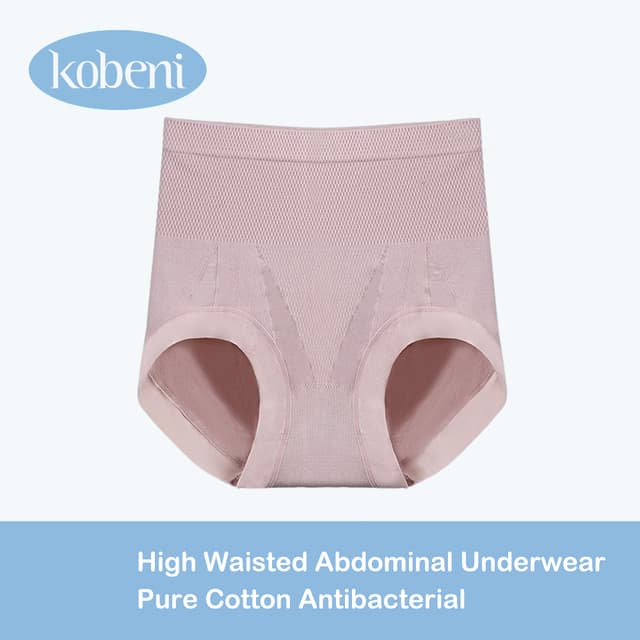 KOBENI กางเกงในเก็บพุงรุ่น​ ผ้าทอเอวสูง เก็บพุงจากญี่ปุ่น เนื้อผ้าดี กระชับหน้าท้อง กระชับก้น