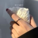 GLAMOR แหวนเงินแท้ To Meet แหวนสายมู ของขวัญแทนใจ เงินแท้ 925 สไตล์มินิมอล Valentine ของขวัญ