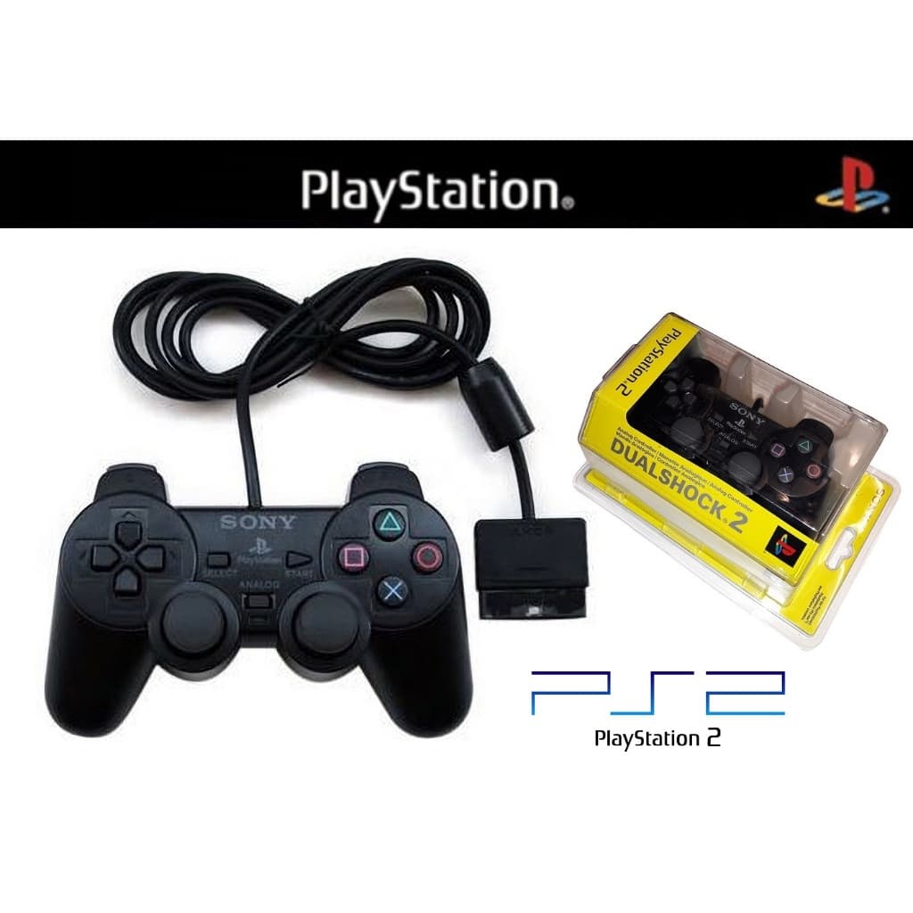 มาใหม่! ส่งฟรี!【สินค้าพร้อมส่ง】จอย​ PS2 จ​อย​playstation​2 จอยเกมคอนโทรลเลอร์ จอยเกมส์ สําหรับ PlayStation 2