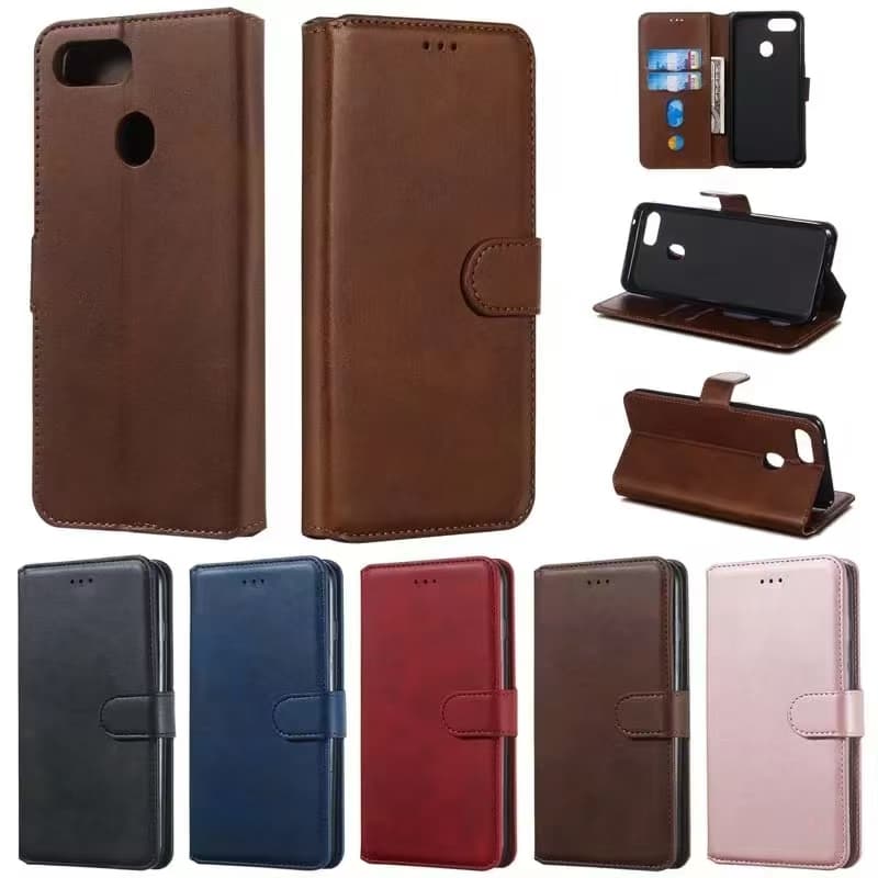 เคสแบบพับได้สําหรับ Oppo A12 A7 A3S A5S F5 F7 F9 A83 A59 F1S A1K เคสกระเป๋าหนัง ใส่บัตร ป้องกันโทรศัพท์…