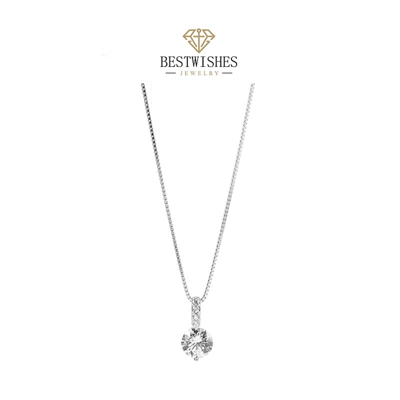 (BW jewerly) สร้อยเพชร สร้อยคอดีไซน์สวย ของขวัญให้แฟน สไตล์ใหม่ ขายดี สร้อยคอสตรี AL005