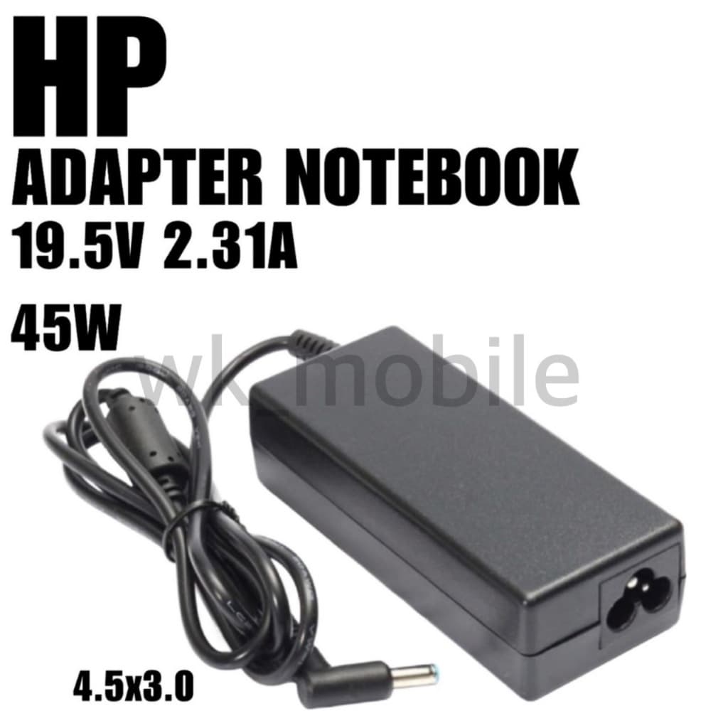 เข้าใหม่ Adapter HP 45W 19.5V 2.31A 4.5x3.0mm HP