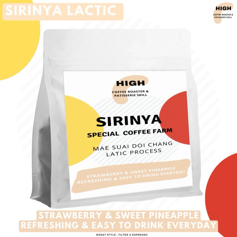 เมล็ดกาแฟ Sirinya Lactic Natural คั่วอ่อน แม่สรวย ดอยช้าง จังหวัดเชียงราย รูปที่ 1