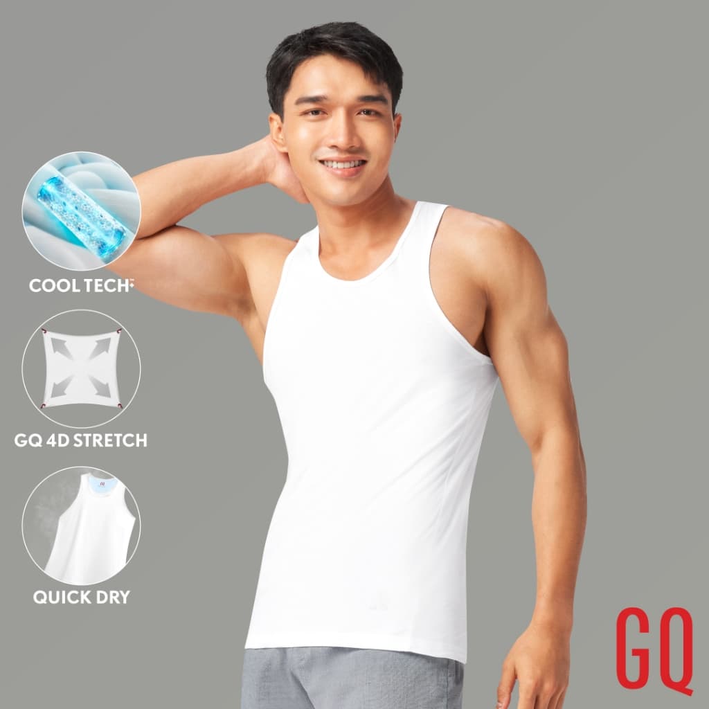 GQ Innerwear - Cool TechTM+ Tank Top เสื้อกล้ามทับใน ผ้าเย็นทั้งผืน สูงสุด 2 องศา