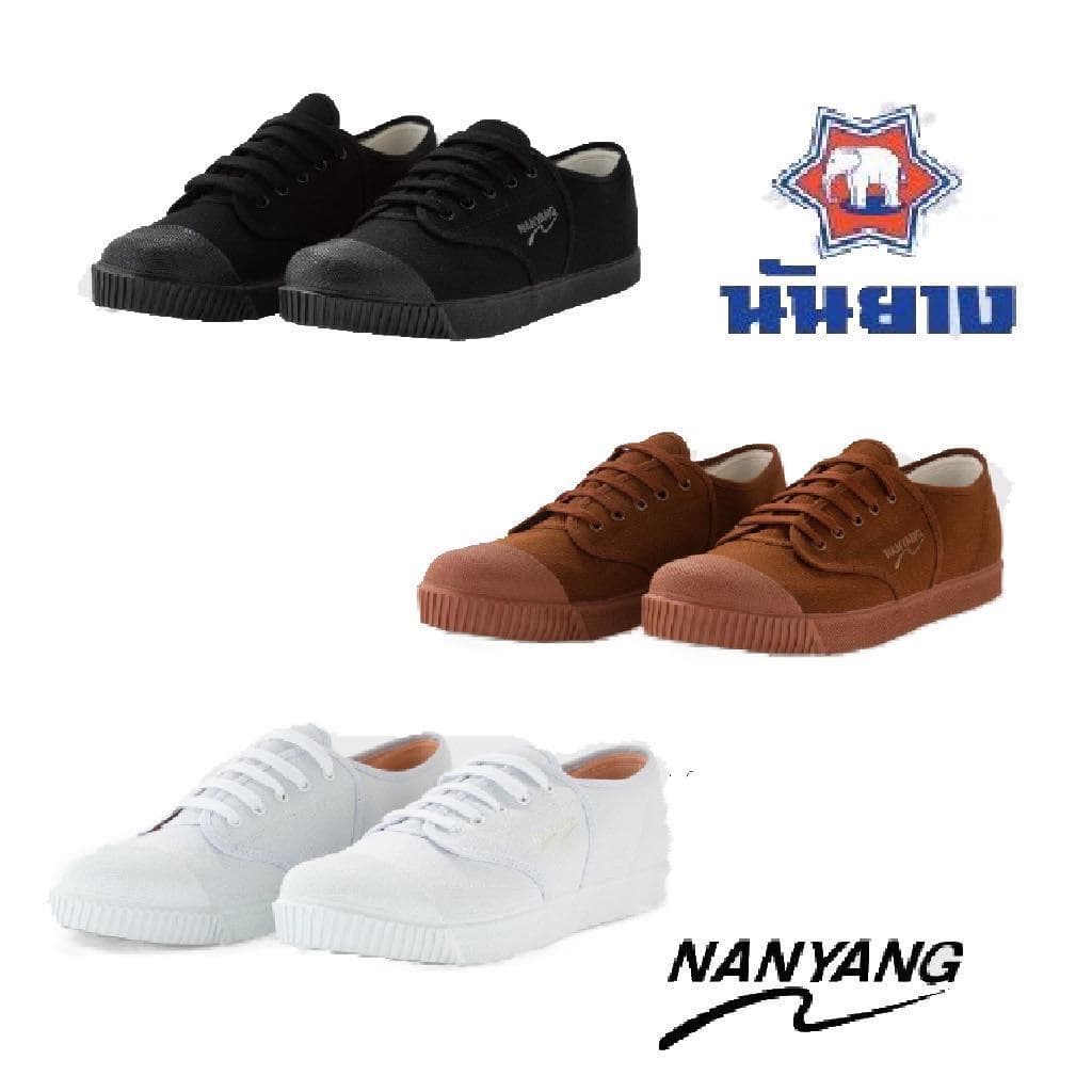 รองเท้าผ้าใบ รองเท้านักเรียน นันยาง ไซส์ 31-47 ของแท้!