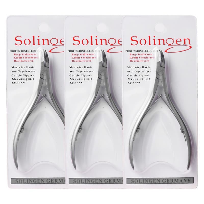 กรรไกรตัดหนัง Solingen สแตนเลสคุณภาพดี ตัดแต่งหนังกําพร้า สินค้าพร้อมส่ง
