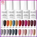 Nail.world ยาทาเล็บเจล สีเจลทาเล็บ 100สี สีทาเล็บเจล สีใสไม่ซีดจาง ยาทาเล็บเจลคุณภาพสูง 7.3MLสีเจล…