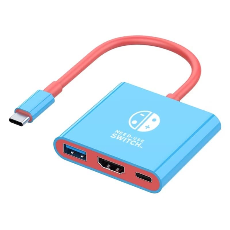 HDMI Hub สําหรับ Nintendo Switch Dock ต่อออกทีวี ใช้แทน Dock ได้