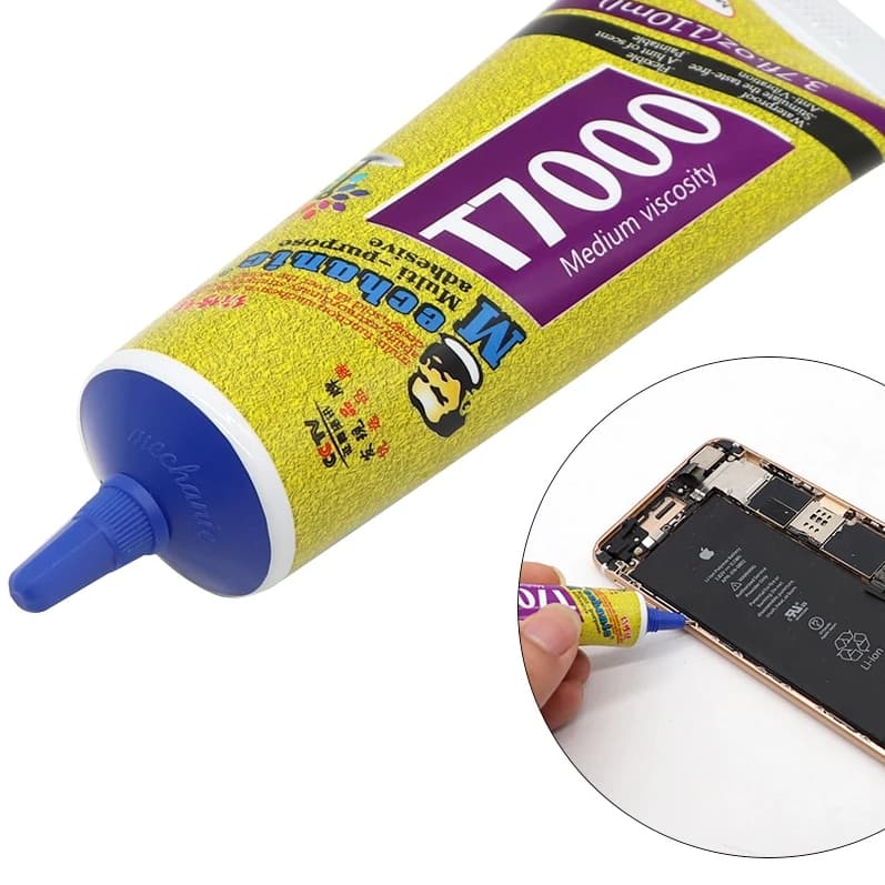 กาว T7000 สีดํา / E8000 สี ไส่ 50ML กาวยาง (สารพัดประโยชน์ ) ยี่ห้อ ฮ่องกง👍