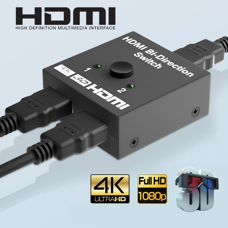 4k HDMI bi-Direction Smart Switcher 2 in 1Ultra HD สําหรับ PS4 / Xbox /HDTV /โฮสต์คอมพิวเตอร์ / แล็ปท็อป /…
