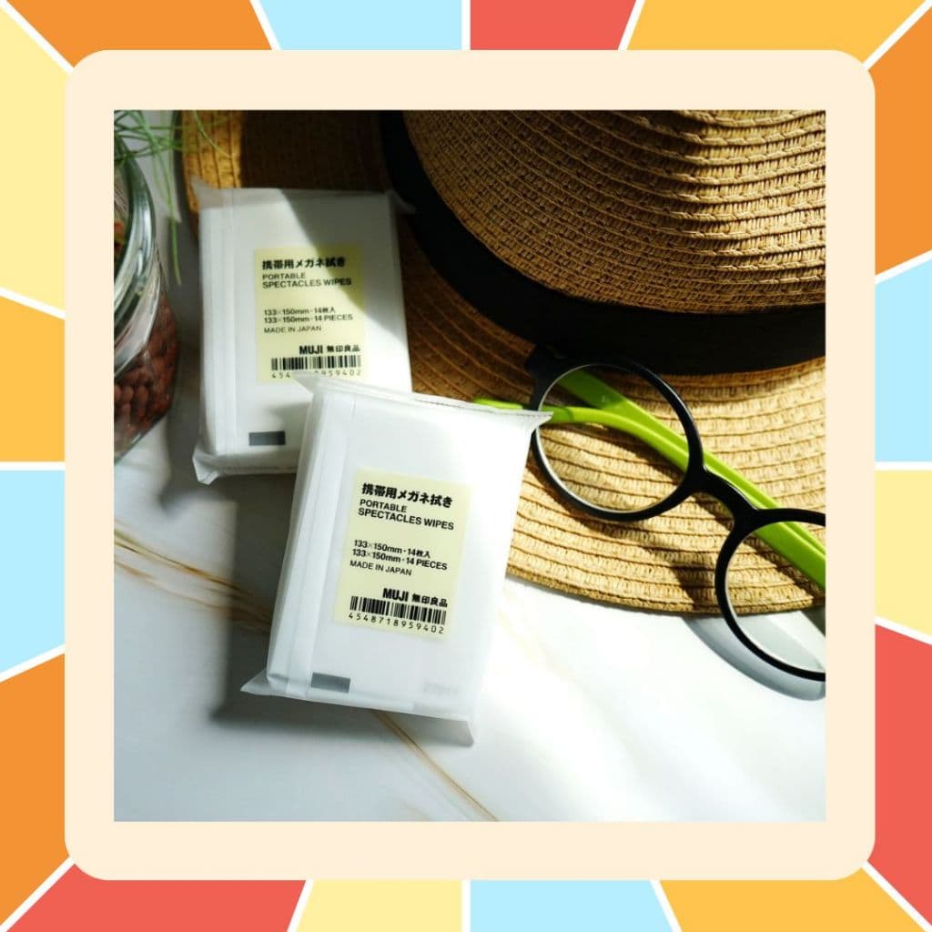 (ใช้โค้ดแฟชั่นลดได้) ของแท้!! MUJI กระดาษเช็ดแว่นมูจิ Lens Cleansing Glasses สินค้าพร้อมส่งทุกวัน รูปที่ 1