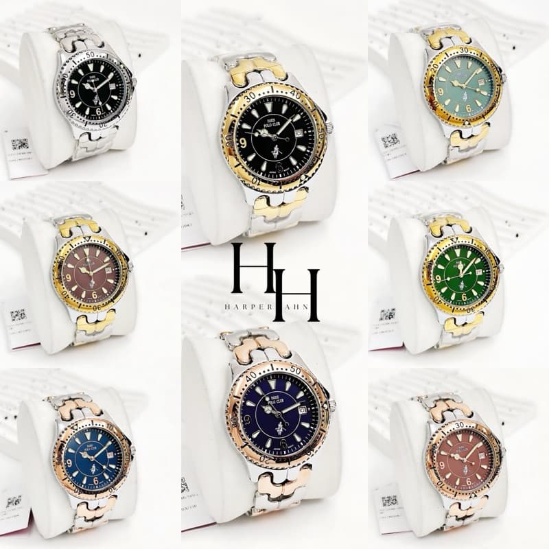 PARIS POLO CLUB PPC-DD05 หน้าปัด38mm ไซต์ใหญ่ ของแท้ ประกันศูนย์ไทย 1 ปี กันน้ํา 3 ATM