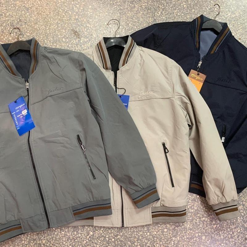 เสื้อ JACKET [061-3] ชาย-หญิงใส่ได้ 2 ด้าน ด้านในคละสี ลําลอง กระชับพอดี