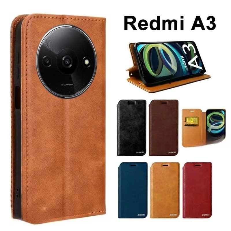 ส่งจากไทย เคส Redmi A3ฝาพับ สําหรับรุ่น Xiaomi Redmi 13 A3 ซอง ฝาพับ ใส่บัตร ตั้งได้ เคส เสี่ยวมี่ เรดมี่ A3…
