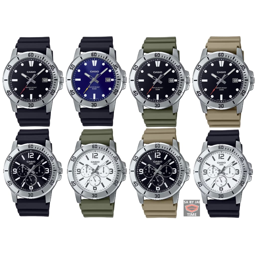(กล่องคลีม)ประกันcmg 1 ปี ยอดฮิต ขายดี Casio MTP ชาย MTP-VD01 MTP-VD300 MTP-VD300-1Bแท้ประกันศูนย์ central 1…